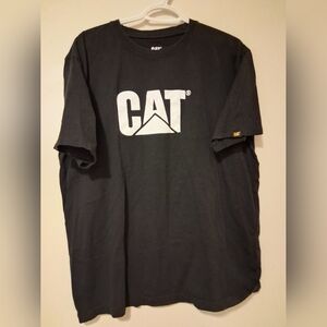 Black CAT caterpillar XL Work Shirt